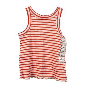 Cat & Jack 2T Striped Ribbed Tank